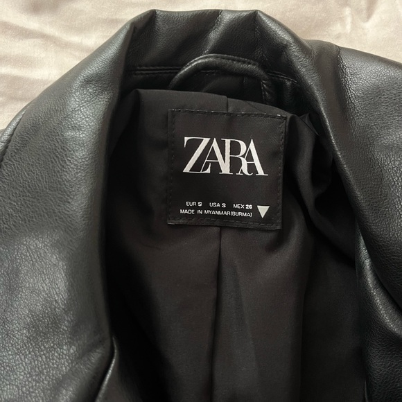 ZARA Leather Jacket - Picture 2 of 2